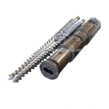 Bimetallic Conical Twin Screw Barrel For Extruder Machine